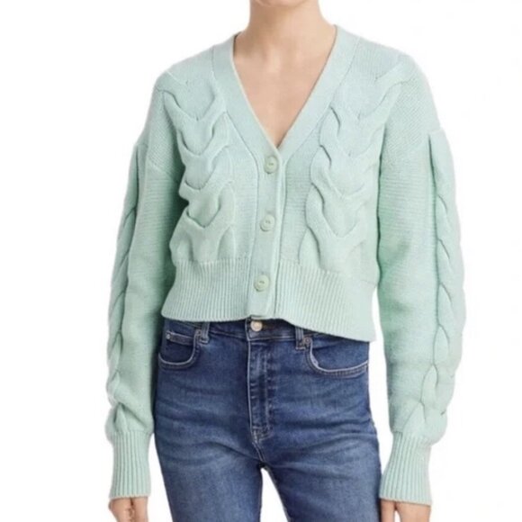 Rag & Bone Sweaters - Rag & Bone Womens Cable Knit Cardigan Sweater S/P